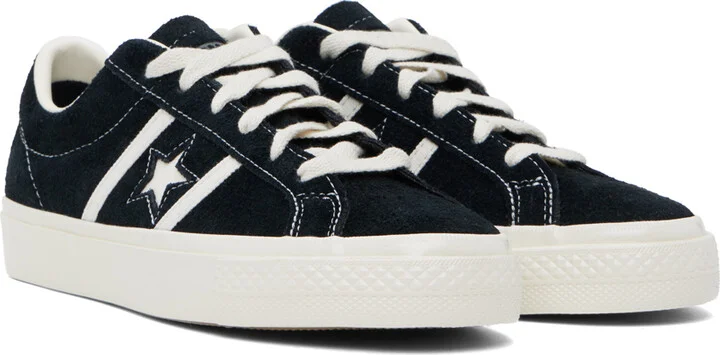 Converse Black One Star Academy Pro Suede Low Top Sneakers - Image 4