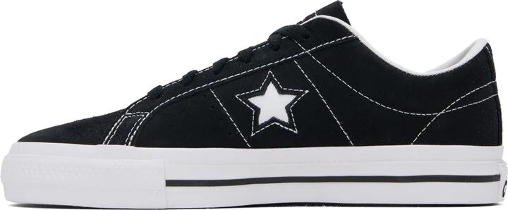 Converse Black One Star Pro Low Top Sneakers - Image 3