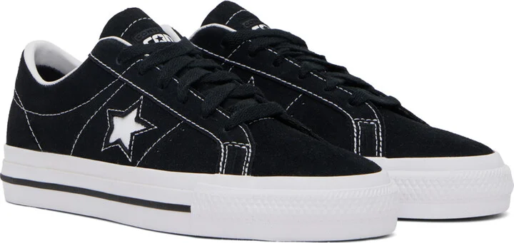 Converse Black One Star Pro Low Top Sneakers - Image 4