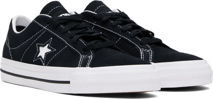 Converse Black One Star Pro Low Top Sneakers - Image 4
