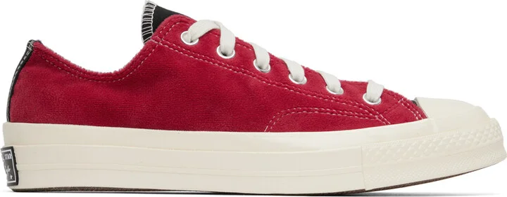 Converse Black & Red Chuck 70 OX Sneakers