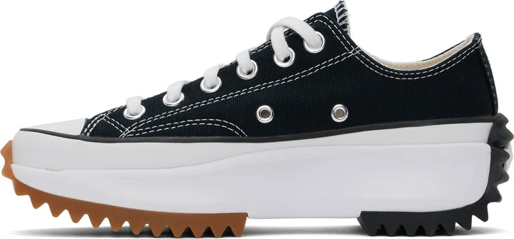 Converse Black Run Star Hike Canvas Platform Sneakers - Image 3