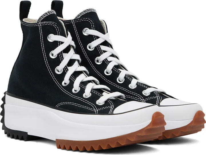 Converse Black Run Star Hike High Top Sneakers - Image 4
