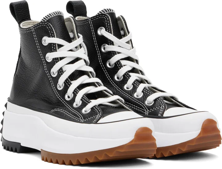 Converse Black Run Star Hike High Top Sneakers - Image 4