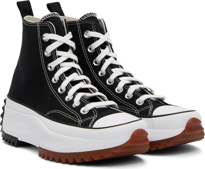 Converse Black Run Star Hike High Top Sneakers - Image 4