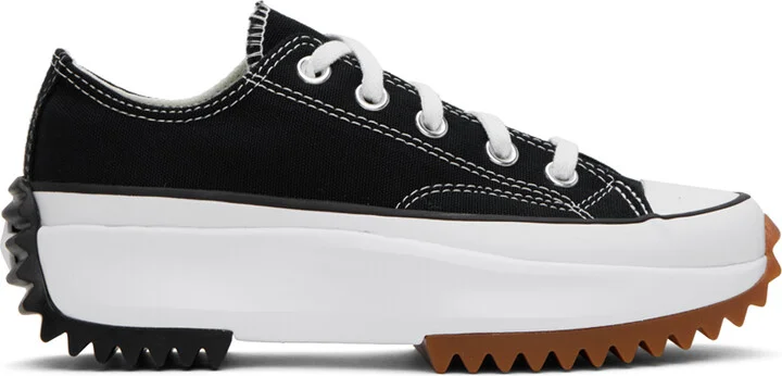 Converse Black Run Star Hike Low Top Sneakers
