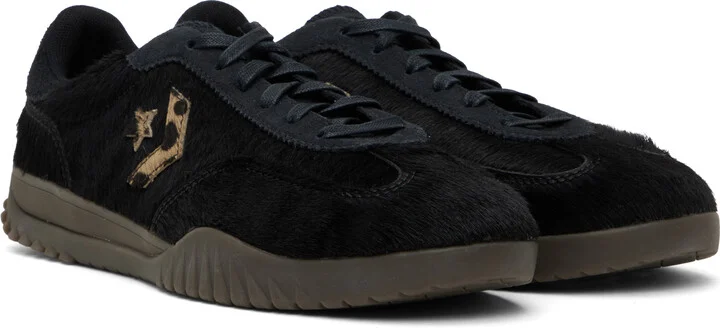 Converse Black Run Star Trainer Pony Hair Sneakers - Image 4