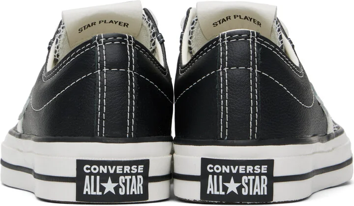 Converse Black Star Player 76 Fall Leather Sneakers - Image 2