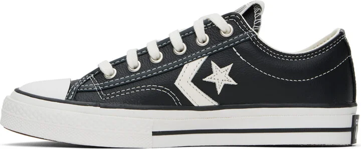 Converse Black Star Player 76 Fall Leather Sneakers - Image 3