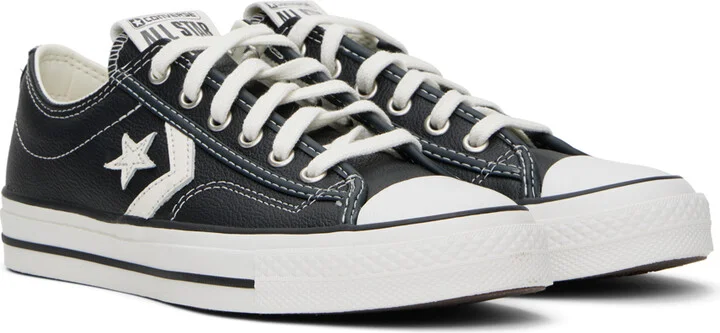 Converse Black Star Player 76 Fall Leather Sneakers - Image 4