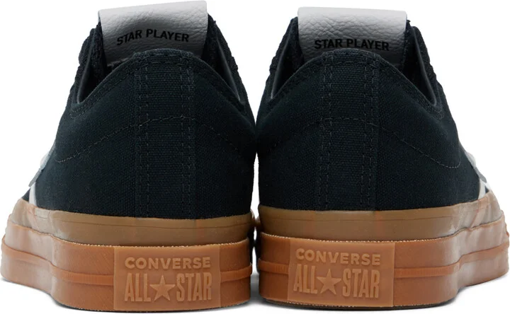 Converse Black Star Player 76 Low Top Sneakers - Image 2