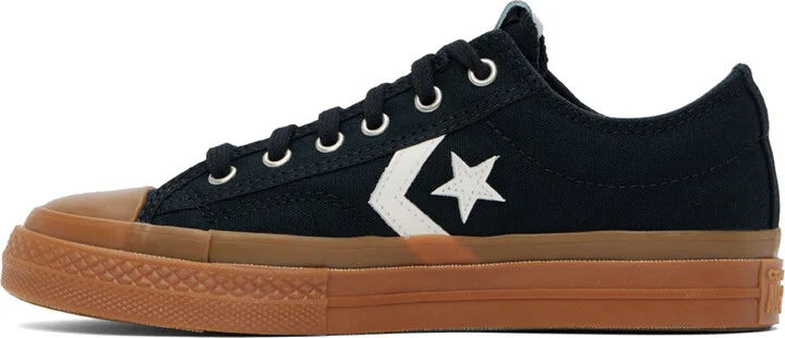 Converse Black Star Player 76 Low Top Sneakers - Image 3