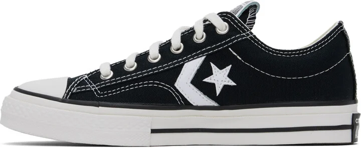 Converse Black Star Player 76 Low Top Sneakers - Image 3