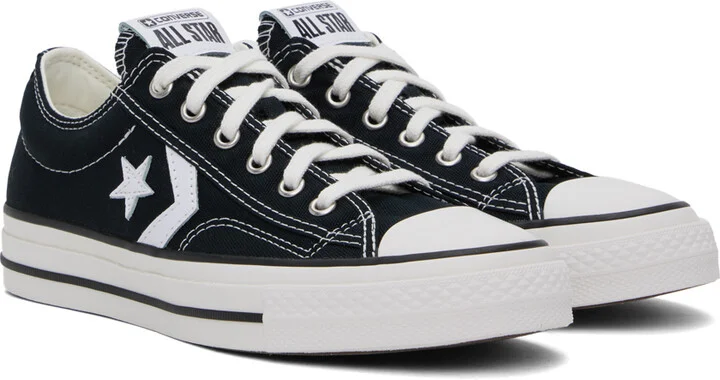 Converse Black Star Player 76 Low Top Sneakers - Image 4