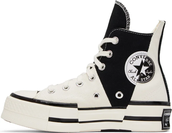 Converse Black & White Chuck 70 Plus Sneakers - Image 3