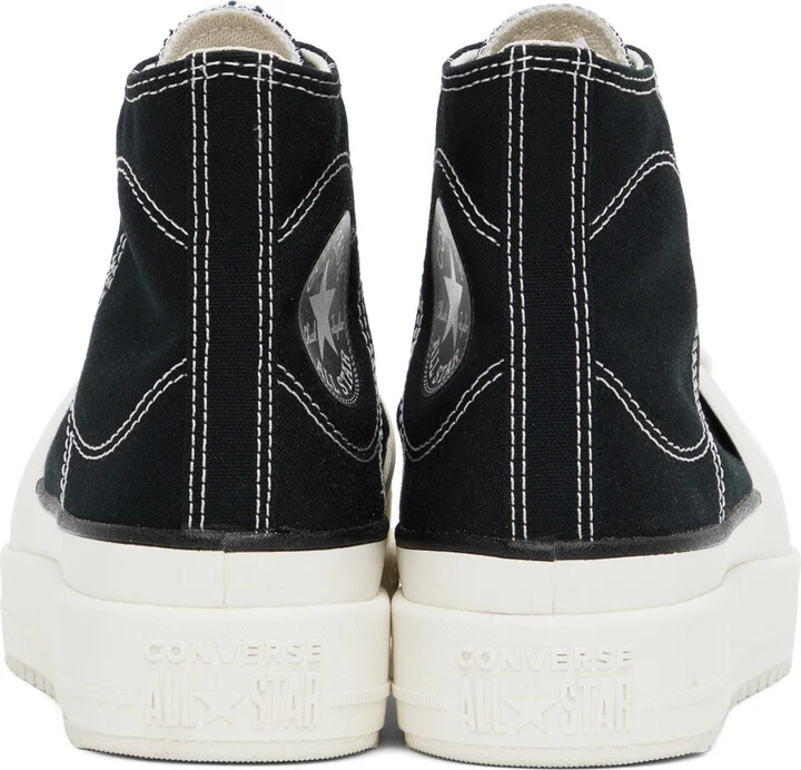 Converse Black & White Construct Sneakers - Image 2