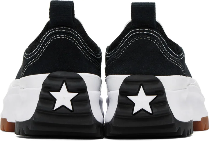 Converse Black & White Run Star Hike Sneakers - Image 2