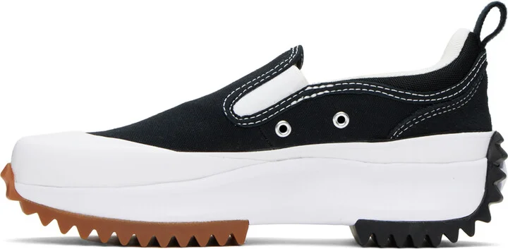 Converse Black & White Run Star Hike Sneakers - Image 3