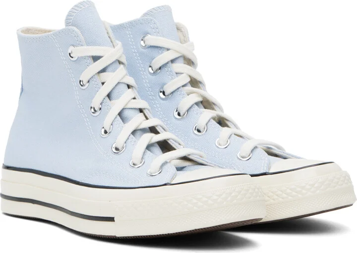 Converse Blue Chuck 70 High Top Sneakers - Image 4