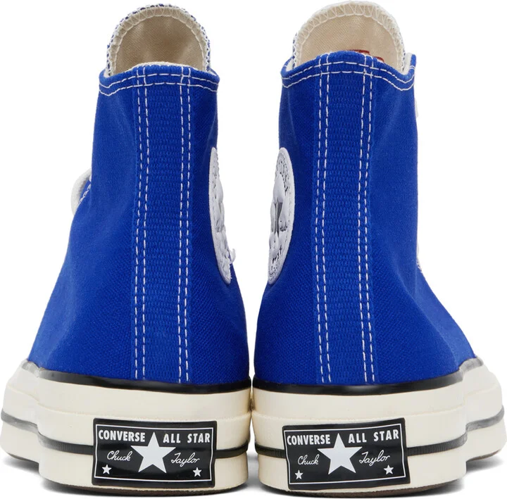 Converse Blue Chuck 70 High Top Sneakers - Image 2