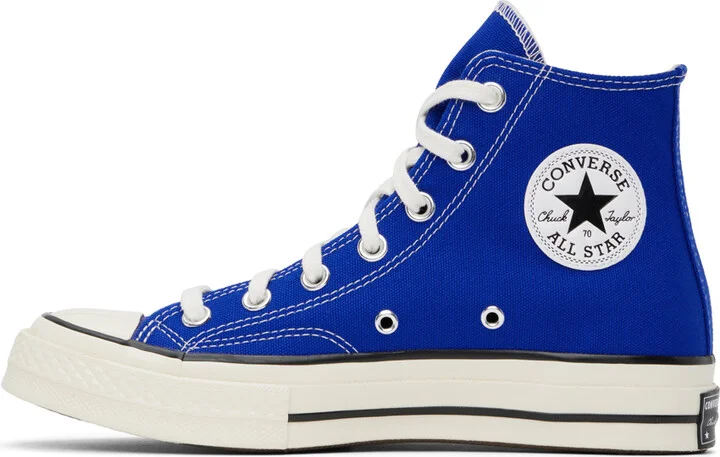 Converse Blue Chuck 70 High Top Sneakers - Image 3