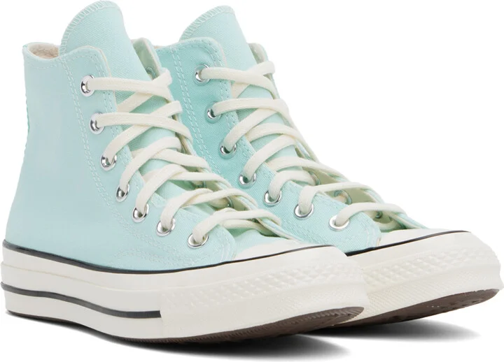 Converse Blue Chuck 70 High Top Sneakers - Image 4