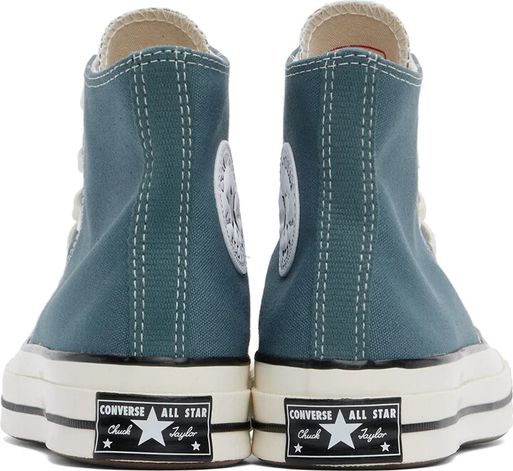 Converse Blue Chuck 70 High Top Sneakers - Image 2