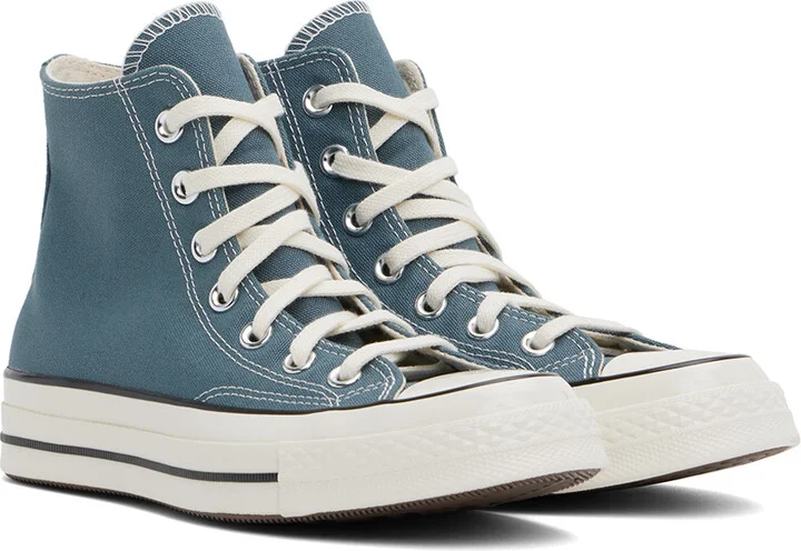 Converse Blue Chuck 70 High Top Sneakers - Image 4