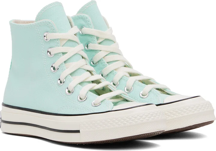 Converse Blue Chuck 70 High Top Sneakers - Image 4