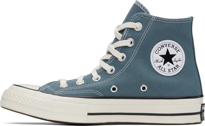 Converse Blue Chuck 70 High Top Sneakers - Image 3