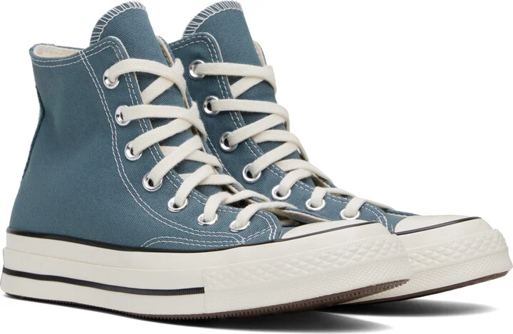 Converse Blue Chuck 70 High Top Sneakers - Image 4