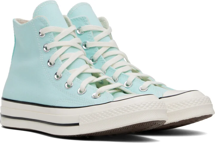 Converse Blue Chuck 70 High Top Sneakers - Image 4