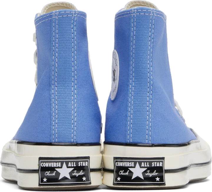 Converse Blue Chuck 70 High Top Sneakers - Image 2
