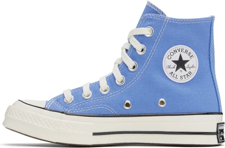 Converse Blue Chuck 70 High Top Sneakers - Image 3