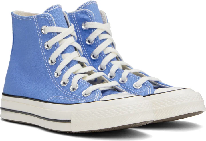 Converse Blue Chuck 70 High Top Sneakers - Image 4