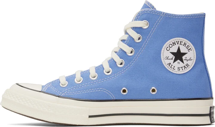 Converse Blue Chuck 70 High Top Sneakers - Image 3