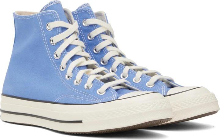 Converse Blue Chuck 70 High Top Sneakers - Image 4