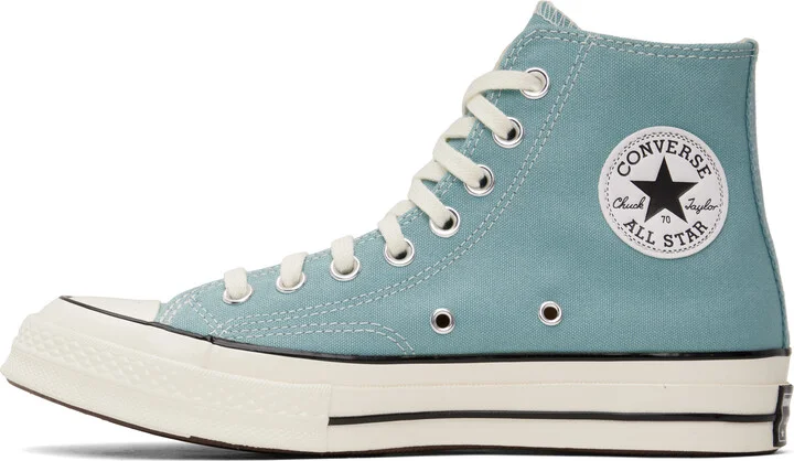 Converse Blue Chuck 70 High Top Sneakers - Image 3