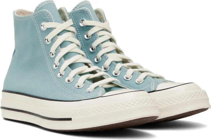 Converse Blue Chuck 70 High Top Sneakers - Image 4