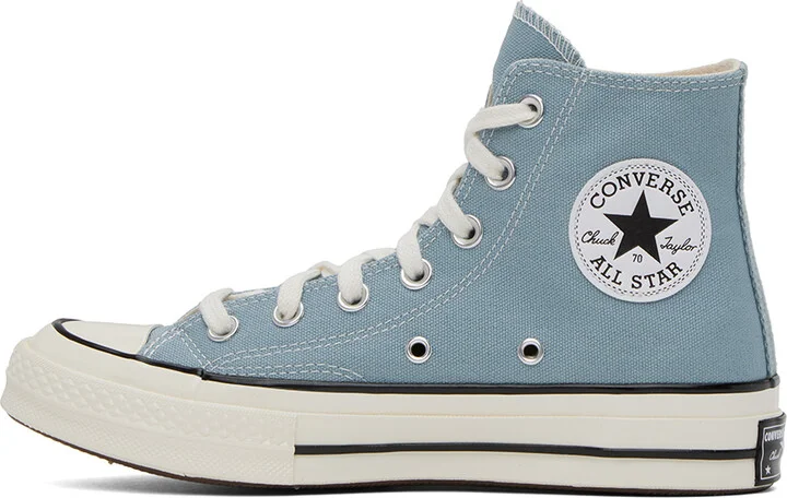 Converse Blue Chuck 70 High Top Sneakers - Image 3