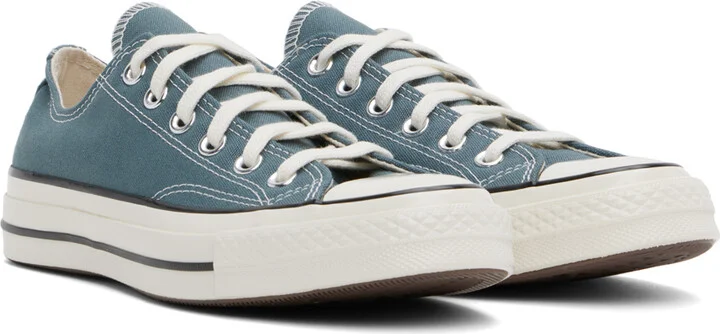 Converse Blue Chuck 70 Low Top Sneakers - Image 4