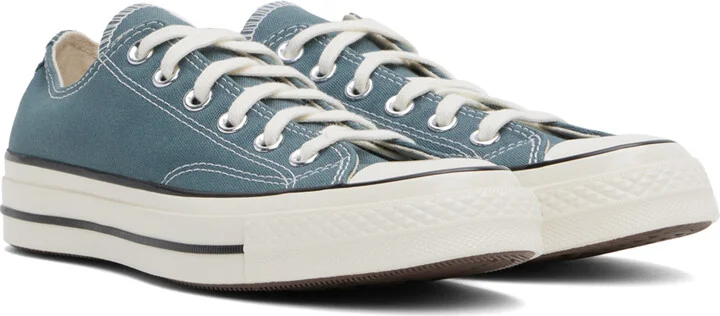 Converse Blue Chuck 70 Low Top Sneakers - Image 4