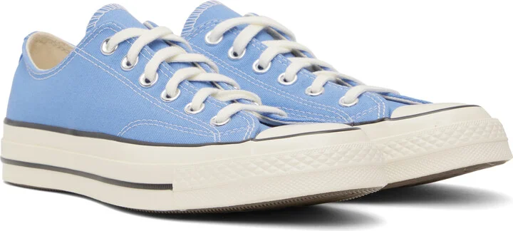 Converse Blue Chuck 70 Low Top Sneakers - Image 4