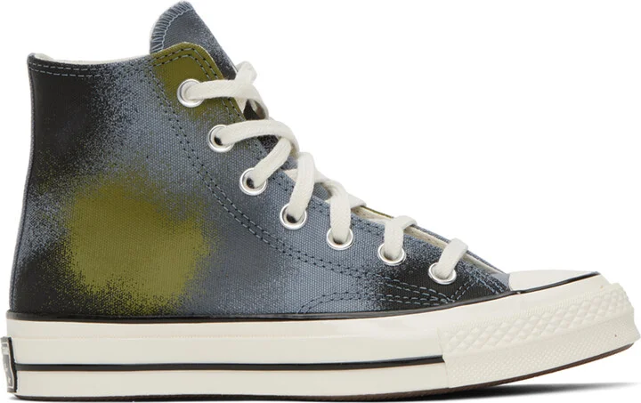 Converse Blue Chuck 70 Spray Paint Sneakers