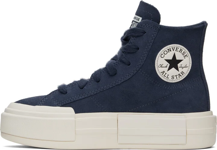 Converse Blue Chuck Taylor All Star Cruise Suede High Top Sneakers - Image 3