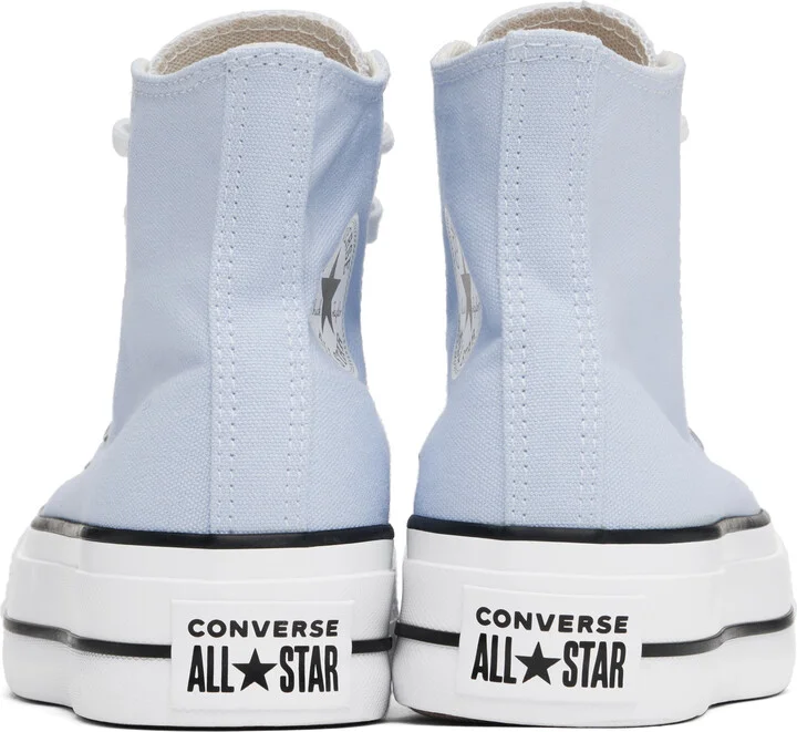 Converse Blue Chuck Taylor All Star Lift Platform High Top Sneakers - Image 2
