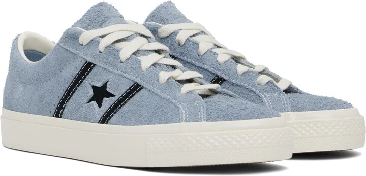 Converse Blue CONS One Star Academy Pro Suede Sneakers - Image 4