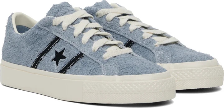 Converse Blue CONS One Star Academy Pro Suede Sneakers - Image 4