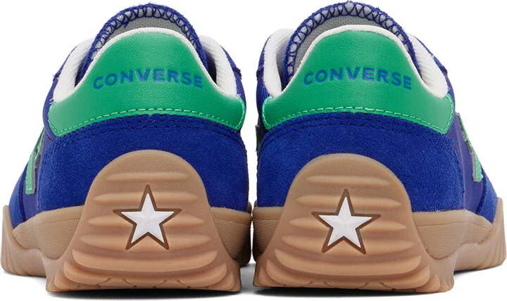 Converse Blue & Green Run Star Trainer Low Top Sneakers - Image 2