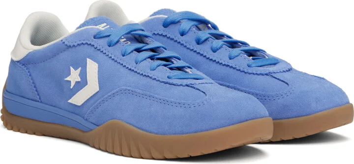 Converse Blue Run Star Trainer Low Top Sneakers - Image 4